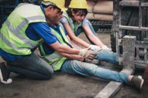 common type of construction accident