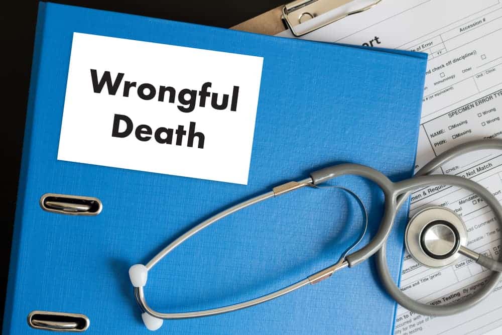 Wrongful Death Doctor talk and patient medical working at office